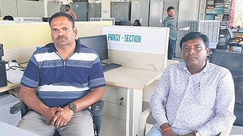 Both accused were arrested and produced before a court.