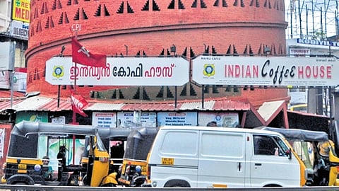 The Indian Coffee House building at Thampanoor in Thiruvananthapuram