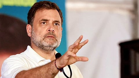 Congress leader Rahul Gandhi.