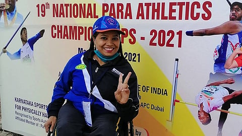 Paralympian and Asian Para Games 2026 gold medallist Suvarna Raj.