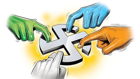 Former Odisha Higher Education Minister Rabi Narayan Nanda led an aggressive door-to-door campaign in the disputed Kotia region, urging residents not to participate or cast their votes in Andhra Pradesh’s local body elections.