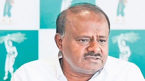 Union Minister HD Kumaraswamy.