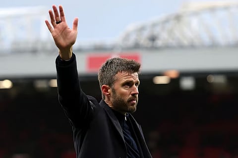 Carrick was taunted with chants of "you're getting sacked in the morning" from the Bournemouth fans.