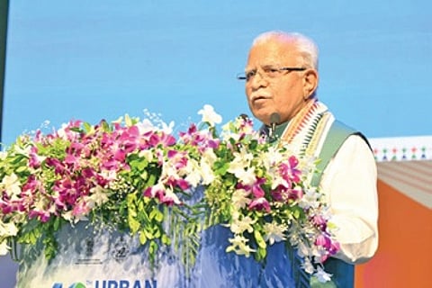 Union Housing and Urban Affairs minister Manohar Lal Khattar.