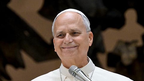 Pope Leo XIV addressing the Jesus Youth International Conference 2026 at Rome.