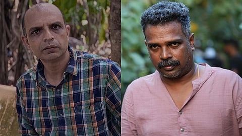 GR Indugopan (L), Ponman director Jothish Shankar (R)