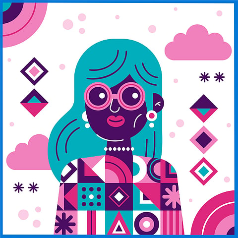 Where are the spectacled women in art history?