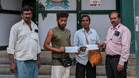 Officials hand over cheques to kin of victims in ASR district.