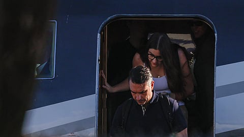 Bolsonaro, 45, touched down earlier Wednesday in a private jet at Opa-Locka Executive Airport near Miami.