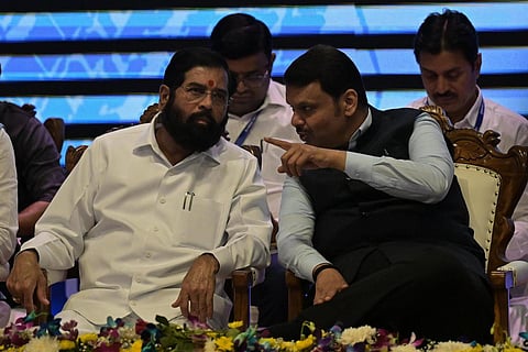 Maharashtra CM Devendra Fadnavis and Deputy CM Eknath Shinde.