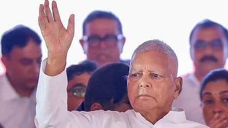 Former railway minister Lalu Prasad Yadav.