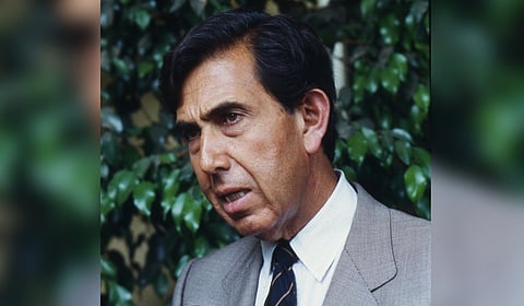 Mexico's Cuauhtemoc Cardenas, National Democratic Front (FDN) candidate speaks during a press conference in Mexico City, July 6, 1988.