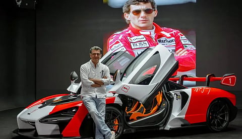 Ajith Kumar with his new Hypercar