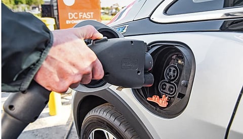 EV Car charging image