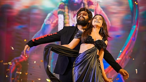 Allu arjun and Rashmika Mandana