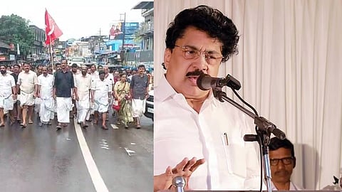 മണ്ണാര്ക്കാട് സിപിഐഎം പ്രകടനം