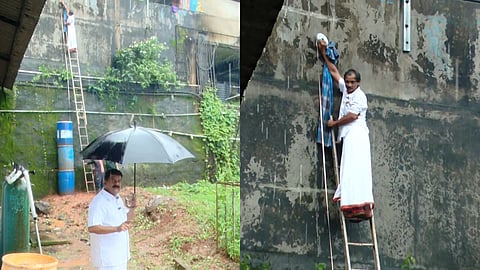പി.വി. അന്വർ ഗോവിന്ദച്ചാമിയുടെ ജയില് ചാട്ടം ഡെമോ കാണിക്കുന്നു