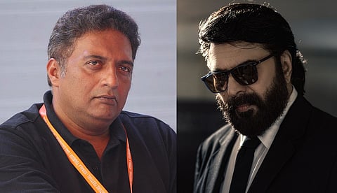 പല ''ഫയല്സിനും'' പുരസ്കാരങ്ങള് ലഭിക്കുന്നത് കാണുന്നില്ലേ, അങ്ങനെ ഒരു ദേശീയ പുരസ്കാരം മമ്മൂട്ടിയെ അര്ഹിക്കുന്നില്ല: പ്രകാശ് രാജ്