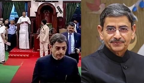 'ദേശീയഗാനത്തെ അവഹേളിച്ചു'; തമിഴ്നാട് നിയമസഭാ സമ്മേളനത്തില് നിന്ന് നയപ്രഖ്യാപന പ്രസംഗം വായിക്കാതെ ഗവര്ണര് ഇറങ്ങിപ്പോയി