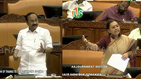 സംസ്ഥാനത്തെ ചികിത്സാരംഗത്ത് വ്യാപക ക്രമക്കേടെന്ന് വി.ഡി.സതീശൻ; പ്രതിപക്ഷത്തിന്
സർക്കാർ ആശുപത്രികളെ തകർക്കാനുള്ള ഗൂഢ ലക്ഷ്യമെന്ന് വീണാ ജോർജ്