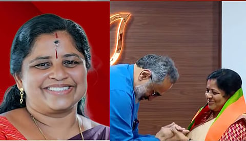 കോണ്ഗ്രസ് വിട്ട ആര്. രശ്മിയെ കൊട്ടാരക്കരയില് കളത്തിലിറക്കാന് ബിജെപി