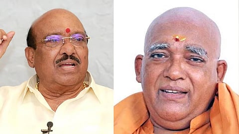 "സച്ചിദാനന്ദ അല്പ്പനും പമ്പര വിഡ്ഢിയും, രാഷ്ട്രീയപാര്ട്ടികളുടെ വാലായി നടക്കുന്നു"; ശിവഗിരി മഠാധിപതിക്കെതിരെ വെള്ളാപ്പള്ളി നടേശന്
