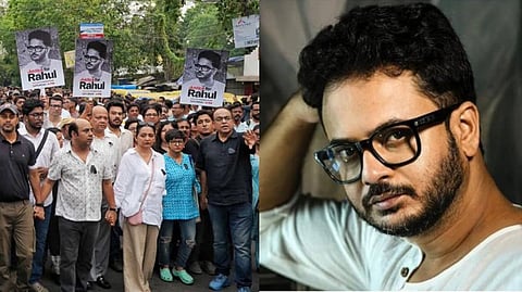 കൊൽക്കത്തയിലെ പ്രതിഷേധ റാലി, രാഹുൽ അരുണോദയ് ബാനർജി