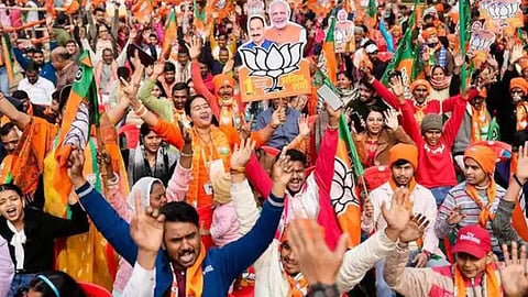 Celebrations begin in Guwahati as BJP set for win