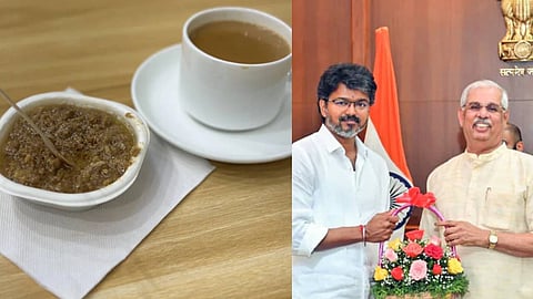 Governor serves snacks to Vijay