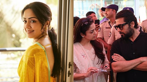 "ഡിഎംകെ പോയി, ഇനി നിങ്ങൾക്ക് കരഞ്ഞുവിളിച്ച് പണം സമ്പാദിക്കാം"; പരിഹാസ കമന്റിന് മറുപടിയുമായി ജ്യോതിക