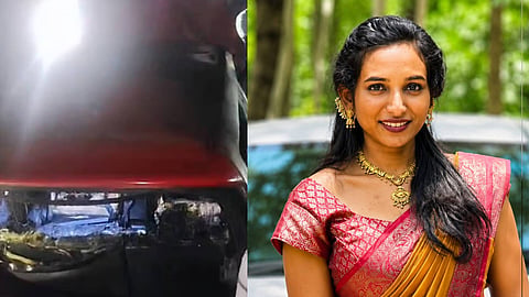Pregnant woman dies after car catches fire; short circuit not the cause of the accident