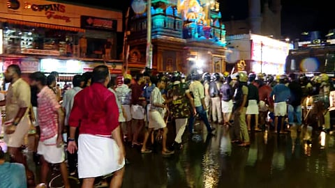 Clashes in the capital during SFI celebration