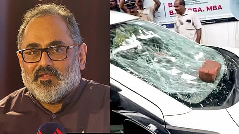 Rajeev Chandrasekhar says attacking officials is not a political protest