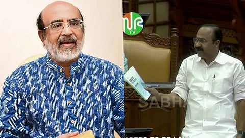 thomas issac against vd satheesan govt