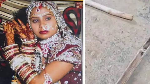 മകനെ തലകീഴായി കെട്ടിത്തൂക്കി; ഭർത്താവിനെ അടിച്ചുകൊന്ന് ഭാര്യ