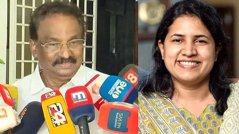 AK Balan asks if there is any case before the ED in which Pinarayi Vijayan or Veena are accused
