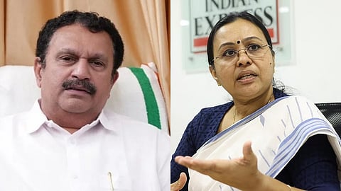 നിപ ബാധ: "എരണം കെട്ടവൻ നാട് ഭരിച്ചാൽ നാട് മുടിയും"; മുരളീധരന്റെ പഴയ പ്രസംഗം ഓർമിപ്പിച്ച് വീണാ ജോർജ്
