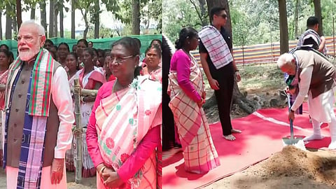 Narendra Modi and Draupadi Murmu inaugurate projects worth Rs47,600 crore
