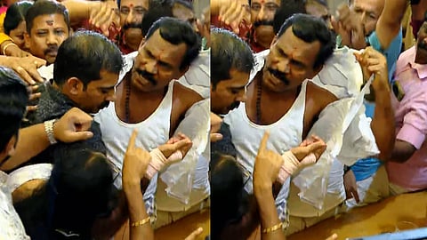 Fight in Thiruvananthapuram Corporation