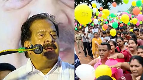 Ramesh Chennithala says Kerala is ruled by the government, not by goons.