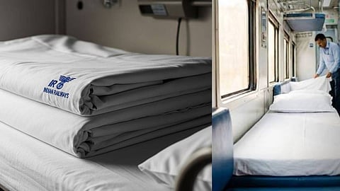 Passengers steal bedsheets and blankets