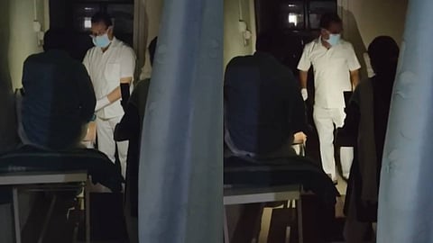 Treatment with mobile light in government hospital