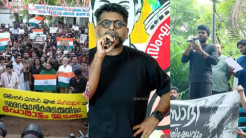 ഡല്ഹിയിലെ വിദ്യാര്ഥി പ്രക്ഷോഭം: പിന്തുണയുമായി സാംസ്കാരിക കൂട്ടായ്മ; പാട്ടും പ്രതിഷേധവുമായി റാപ്പര് വേടന്
