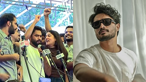 "സിജെപി തട്ടിപ്പ് സംഘം, എന്നെ ആക്രമിക്കുന്ന
കമ്മികളെ, നിഷ്പക്ഷരേ..,
അണ്ണാക്കിലെ പിരി വെട്ടിയോ"; തുറന്നടിച്ച് മാധവ് സുരേഷ്