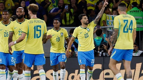Brazil football team to India
