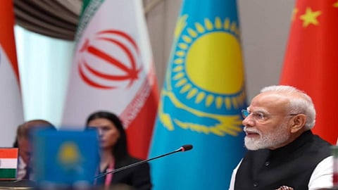 Prime Minister Narendra Modi takes a strong stand at the Shanghai Summit