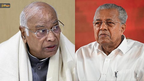 'യുഡിഎഫ് സര്ക്കാരിന്റെ സംഘപരിവാര് പ്രീണനം അവസാനിപ്പിക്കാന് ഇടപെടണം'; ഖാർഗെയ്ക്ക് കത്തയച്ച് പിണറായി വിജയൻ
