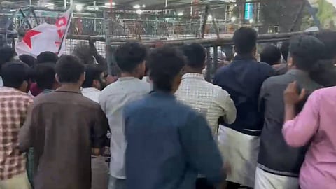 Clashes during DYFI march in Vadakara