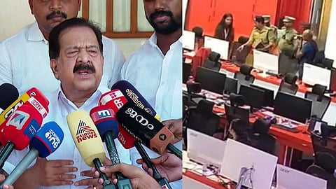 Ramesh Chennithala stated that the raid on Reporter TV was conducted with court permission