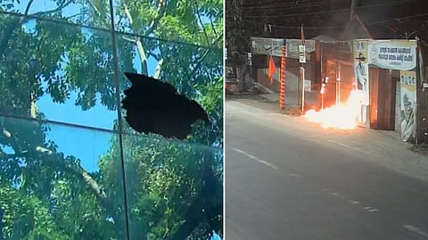 കോണ്ഗ്രസ് ഓഫീസുകള്ക്കു നേരെയുള്ള ആക്രമണം; ജനാധിപത്യരീതിയല്ലെന്ന് രമേശ് ചെന്നിത്തല, അക്രമരാഷ്ട്രീയം അനുവദിക്കില്ലെന്ന് സണ്ണി ജോസഫ്